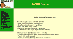 Desktop Screenshot of mcrcsoccer.venitsports.com