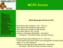 Tablet Screenshot of mcrcsoccer.venitsports.com